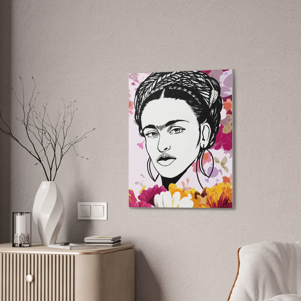 Kahlo Frida by Jesse Raudales Canvas Stretched, 0.75"