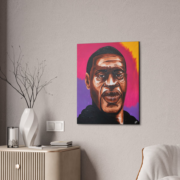 George Floyd by Jesse Raudales Canvas Stretched, 0.75"