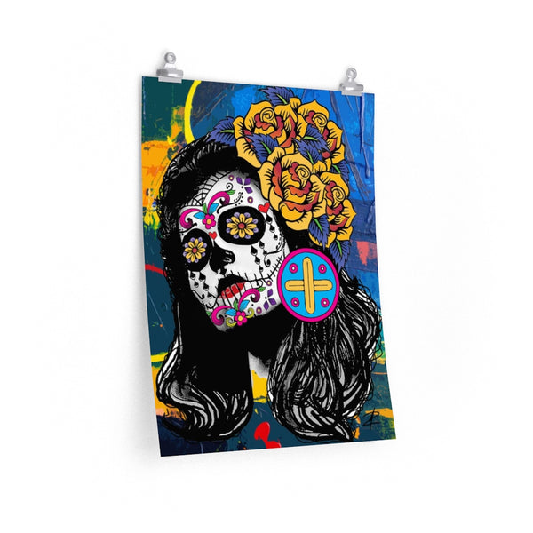 Skull Princess by Jesse Raudales Premium Matte vertical posters