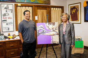 The unavailing of the Maestro by Olympic Artist Jesse Raudales