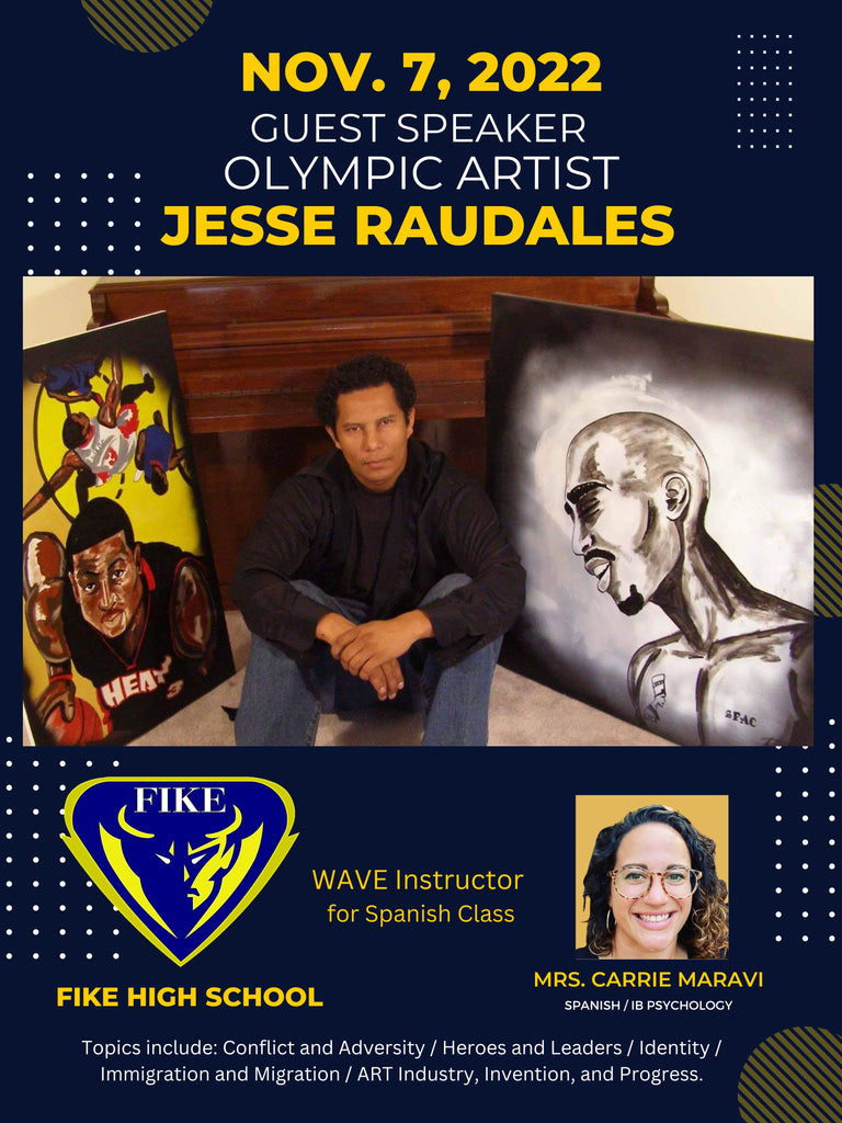 Jesse Raudales Guest speaker at Fike High School, Wilson NC