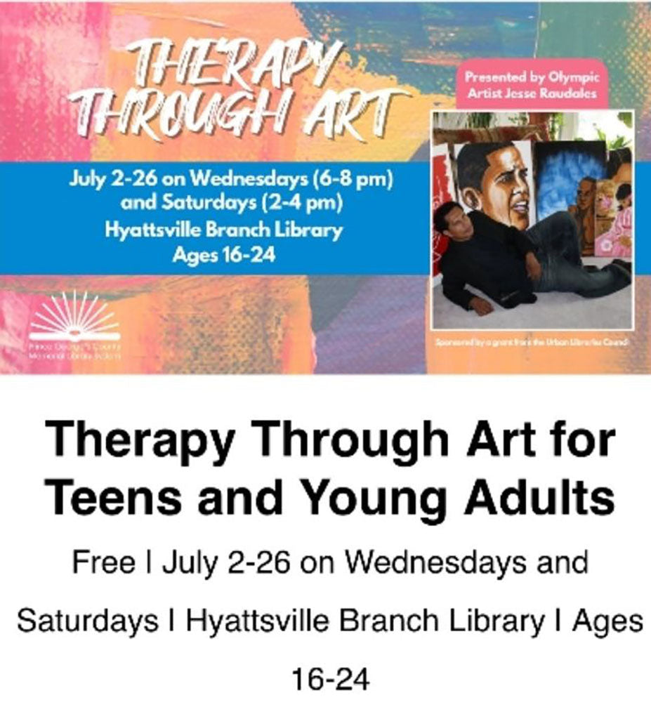 Therapy Through Art for Teens and Young Adults Presented by Olympic Artist Jesse Raudales