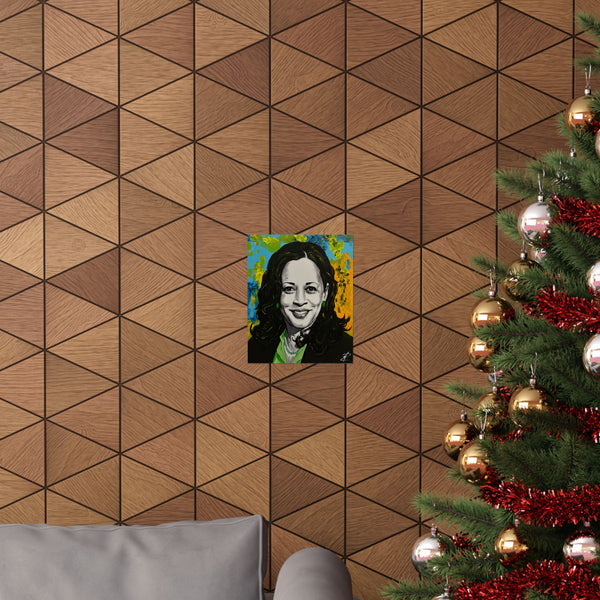 Kamala Harris by Jesse Raudales Matte Vertical Posters