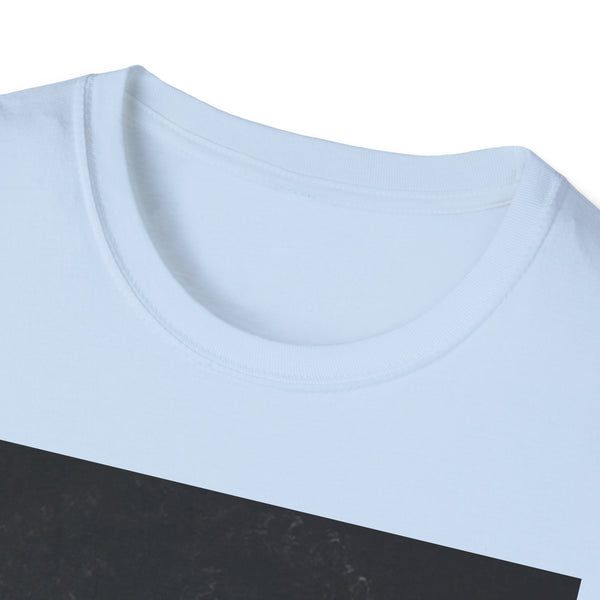 Jesse Raudales Portrait Graphic T-Shirt — Moody Black & White Face Photo Tee