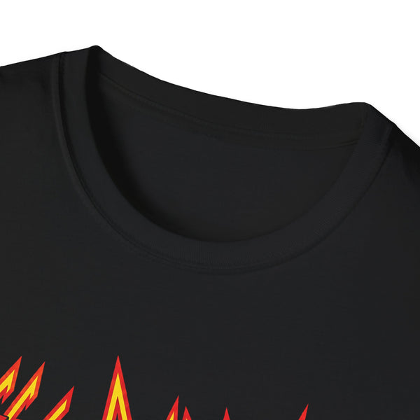 T-Shirt — Jesse Raudales Flame Logo Rock Band Tee