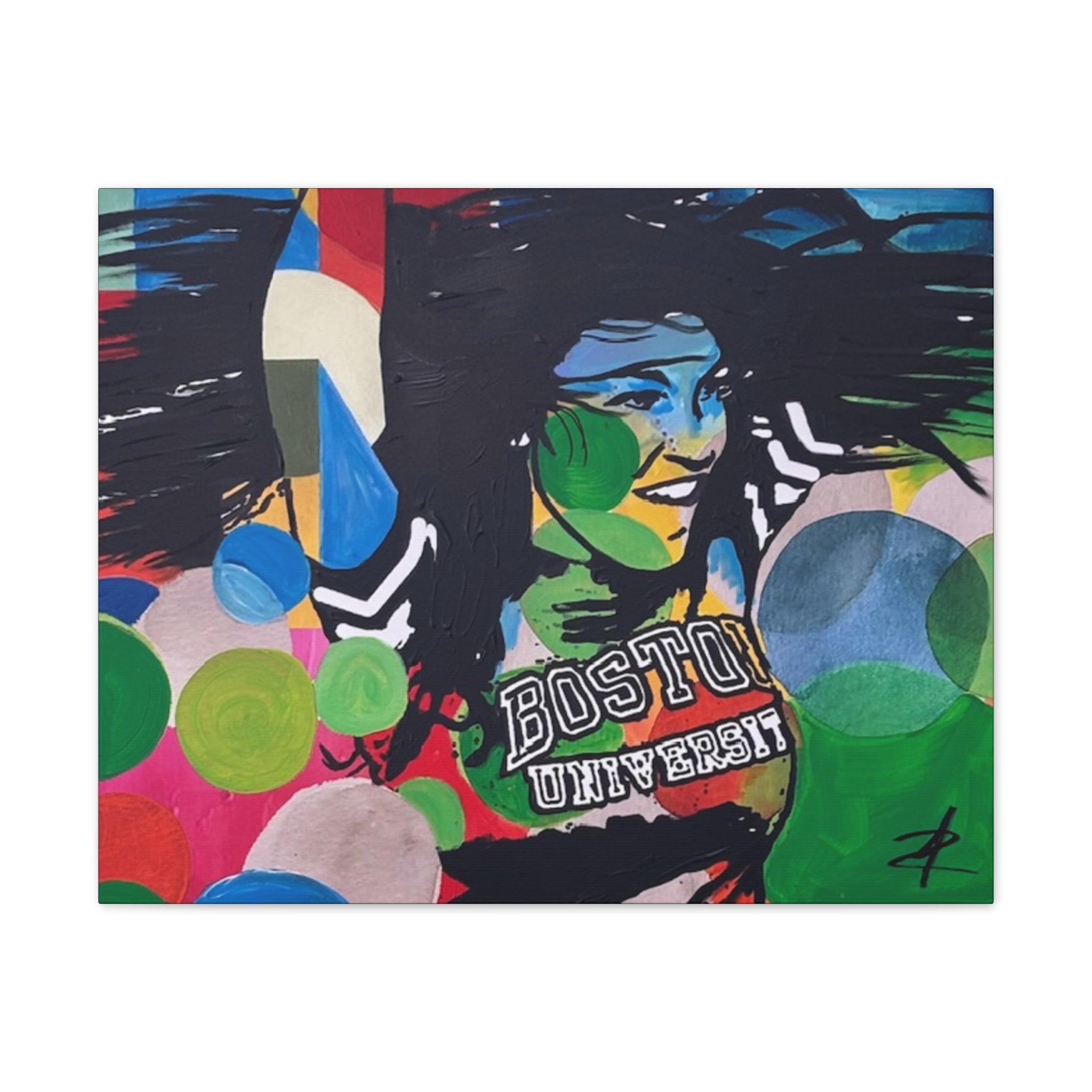 AOC by Jesse Raudales Canvas Stretched, 0.75"