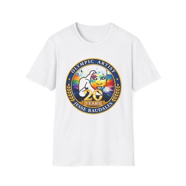 20 Years Olympic Artist Jesse Raudales Commemorative T-Shirt