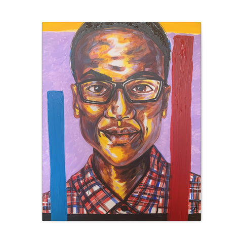 Elijha McCain by Jesse Raudales Canvas Stretched, 0.75"
