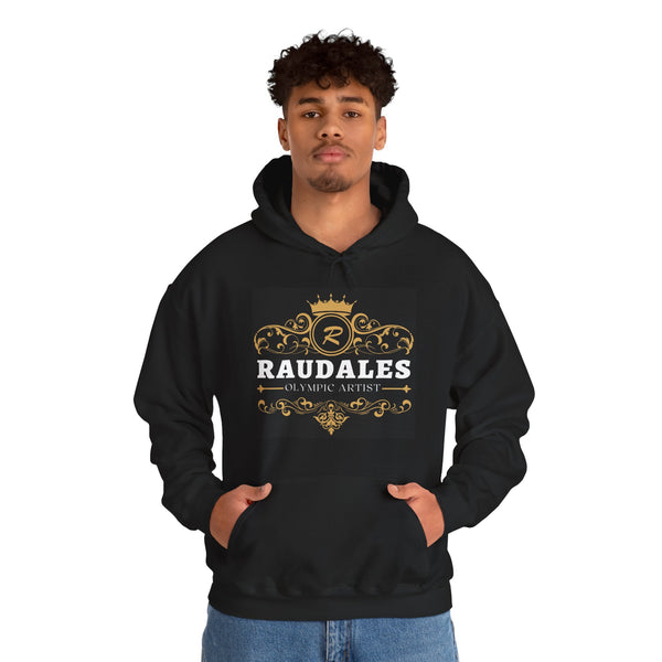 Vintage and Luxury Jesse Raudales logo Unisex Heavy Blend™ Hooded Sweatshirt