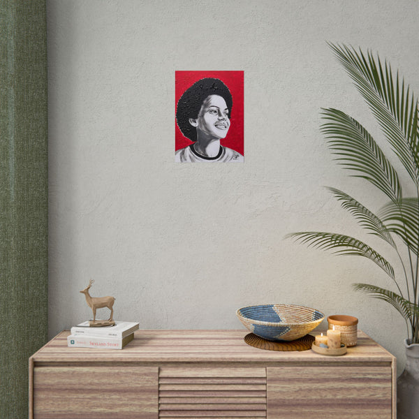 Nikki Giovanni by Jesse Raudales Rolled Posters