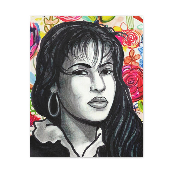 Selena by Jesse Raudales Canvas Stretched, 0.75"