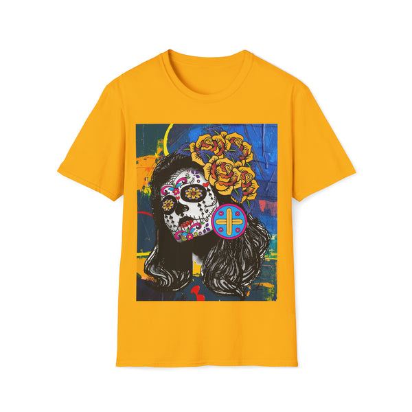 Skull Princess by Jesse Raudales Unisex Softstyle T-Shirt