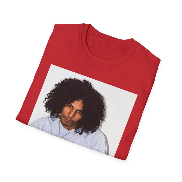 Jesse Raudales Headshot 2006 with pencils Inspirational Portrait Tee — "I create what I visualize in my Mind" Graphic T-Shirt