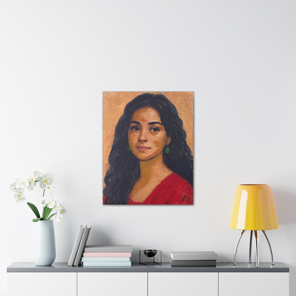 Micaela Raudales by Jesse Raudales Canvas Stretched, 0.75"
