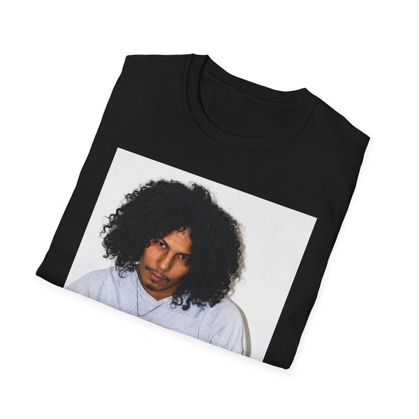 Jesse Raudales Headshot 2006 with pencils Inspirational Portrait Tee — "I create what I visualize in my Mind" Graphic T-Shirt