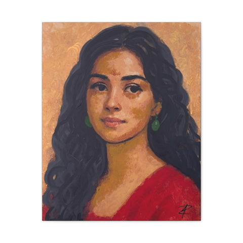 Micaela Raudales by Jesse Raudales Canvas Stretched, 0.75"