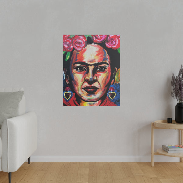 My Frida by Jesse Raudales Matte Canvas, Stretched, 0.75"