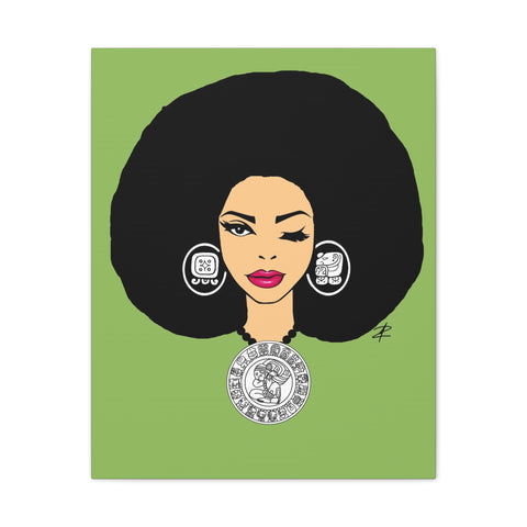 Afro Latina by Jesse Raudales Canvas Stretched, 0.75"