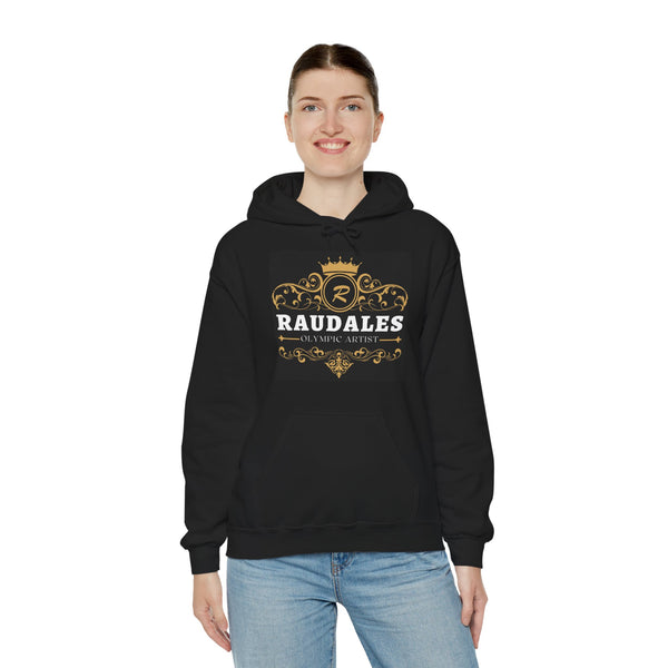 Vintage and Luxury Jesse Raudales logo Unisex Heavy Blend™ Hooded Sweatshirt