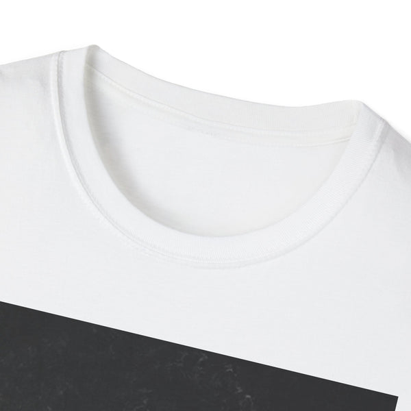 Jesse Raudales Portrait Graphic T-Shirt — Moody Black & White Face Photo Tee