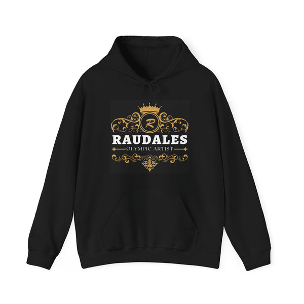 Vintage and Luxury Jesse Raudales logo Unisex Heavy Blend™ Hooded Sweatshirt