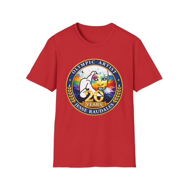 20 Years Olympic Artist Jesse Raudales Commemorative T-Shirt