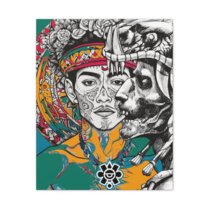 Mexican Man by Jesse Raudales Canvas Stretched, 0.75"