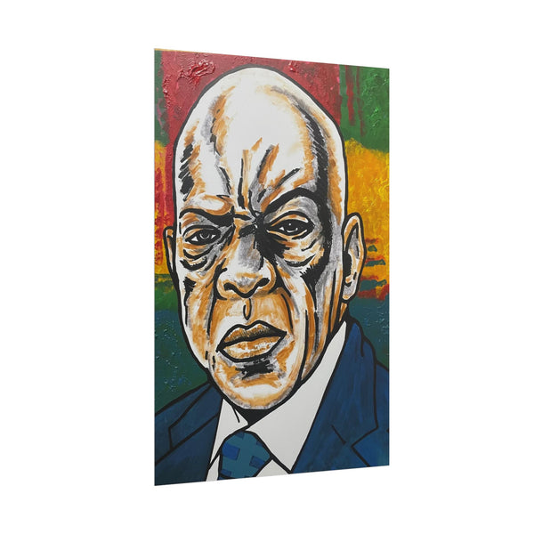 John Lewis by Jesse Raudales Rolled Posters