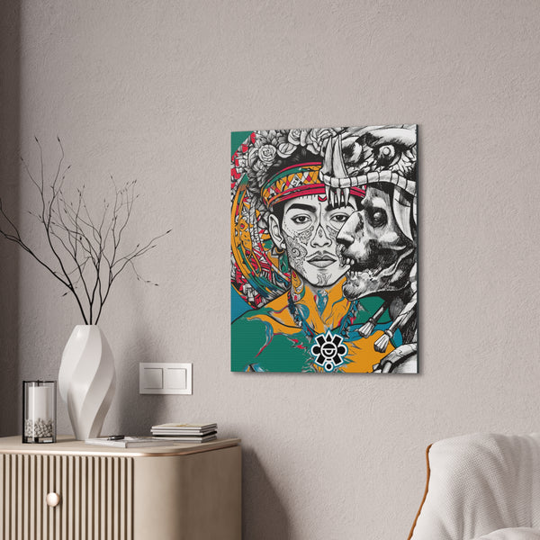 Mexican Man by Jesse Raudales Canvas Stretched, 0.75"
