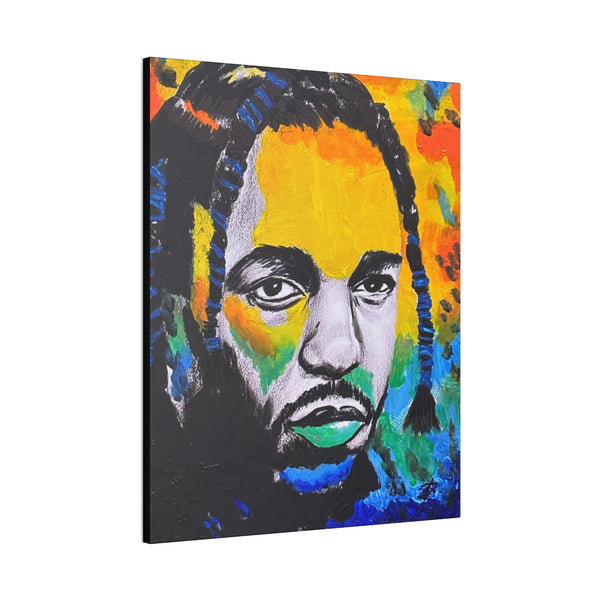 Kendrick Lamar by Jesse Raudales Canvas Stretched, 0.75"