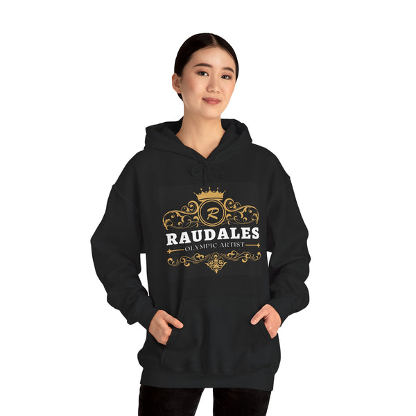 Vintage and Luxury Jesse Raudales logo Unisex Heavy Blend™ Hooded Sweatshirt