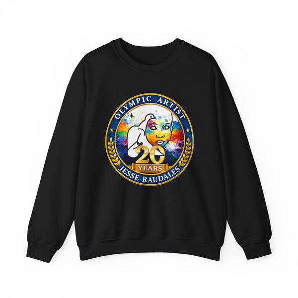 20 Years Olympic Artist Crewneck Sweatshirt — Jesse Raudales Anniversary