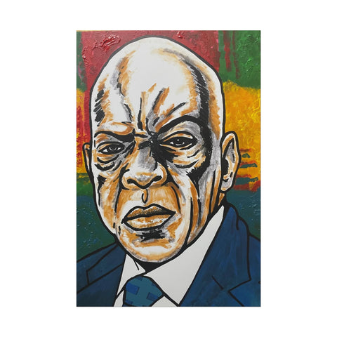 John Lewis by Jesse Raudales Rolled Posters
