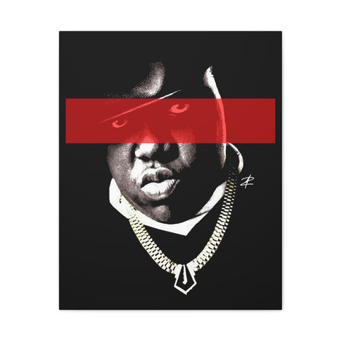 Biggie Smalls by Jesse Raudales Canvas Stretched, 0.75"