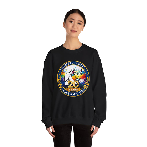 20 Years Olympic Artist Crewneck Sweatshirt — Jesse Raudales Anniversary