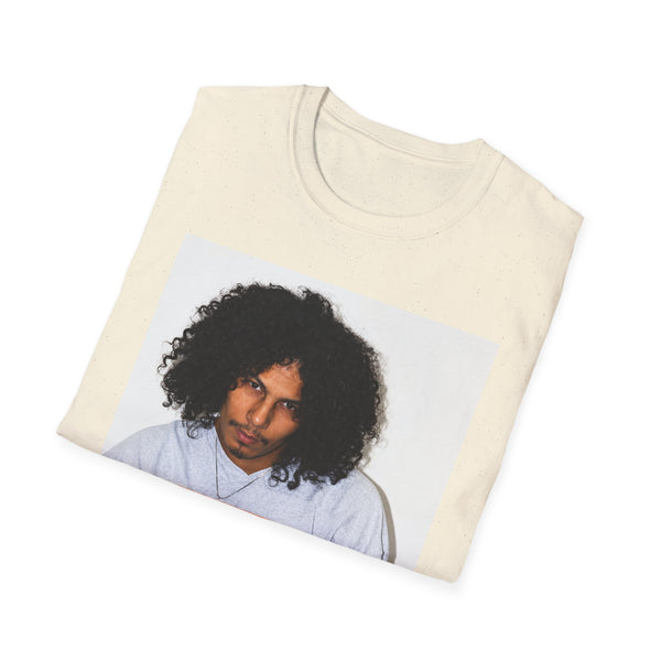 Jesse Raudales Headshot 2006 with pencils Inspirational Portrait Tee — "I create what I visualize in my Mind" Graphic T-Shirt