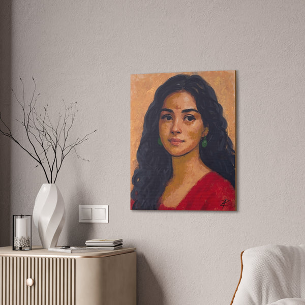 Micaela Raudales by Jesse Raudales Canvas Stretched, 0.75"