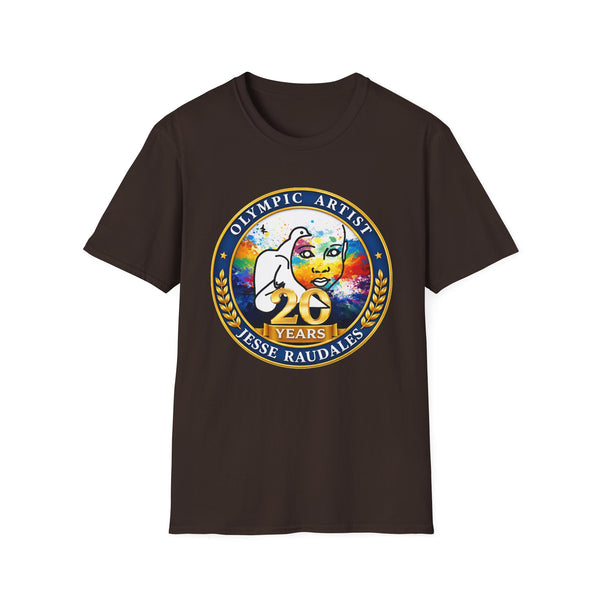 20 Years Olympic Artist Jesse Raudales Commemorative T-Shirt