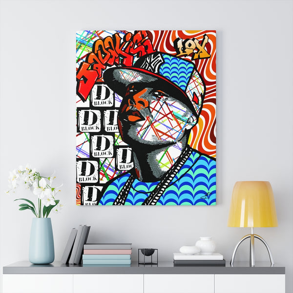 JadaKiss by Jesse Raudales Canvas Gallery Wraps