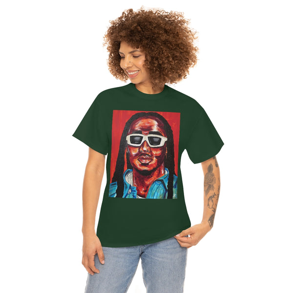 Takeoff by Jesse Raudales Unisex Heavy Cotton Tee