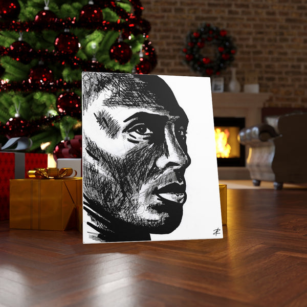 Kobe Bryant by Jesse Raudales Canvas Gallery Wraps