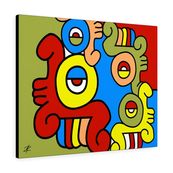 Quiahuitl by Jesse Raudales Canvas Gallery Wraps