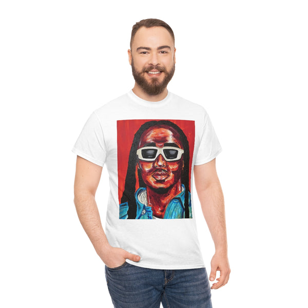 Takeoff by Jesse Raudales Unisex Heavy Cotton Tee