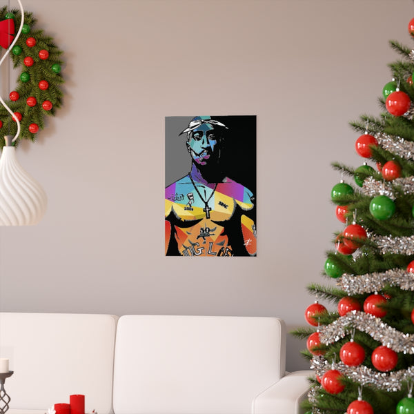2PAC by Jesse Raudales Premium Matte vertical posters