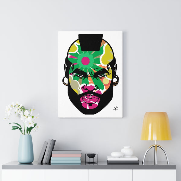 MR T by Jesse Raudales Canvas Gallery Wraps