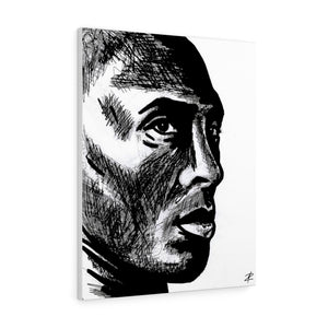 Kobe Bryant by Jesse Raudales Canvas Gallery Wraps