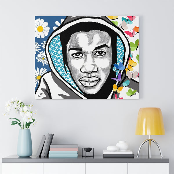 Trayvon Martin by Jesse Raudales Canvas Gallery Wraps