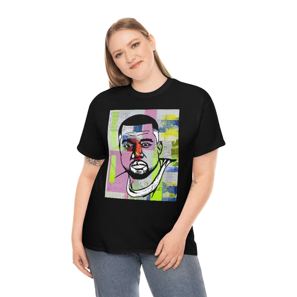 Kanye West by Jesse Raudales Unisex Heavy Cotton Tee