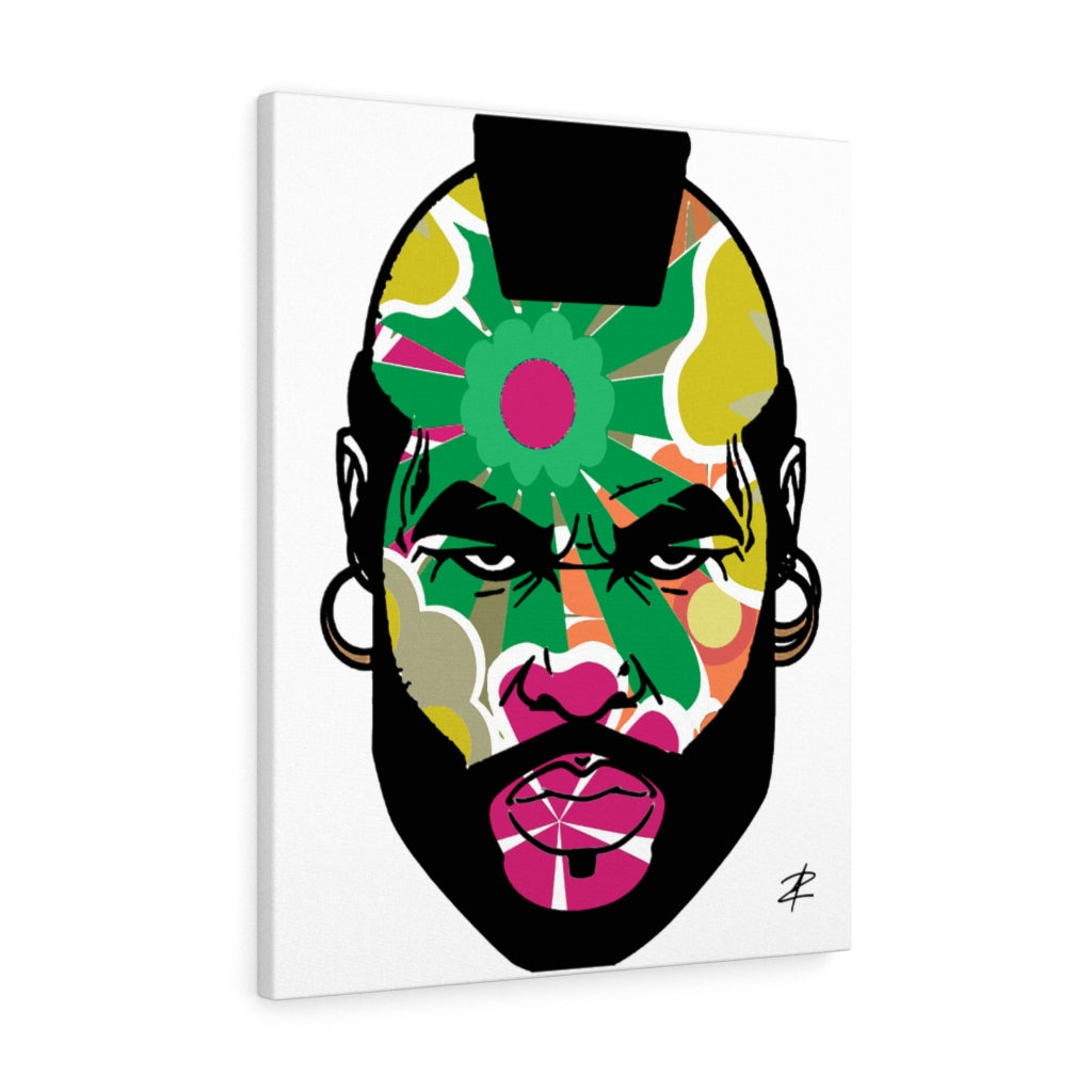 MR T by Jesse Raudales Canvas Gallery Wraps