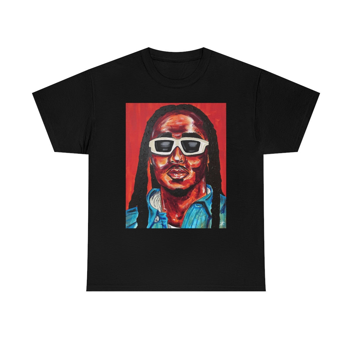 Takeoff by Jesse Raudales Unisex Heavy Cotton Tee